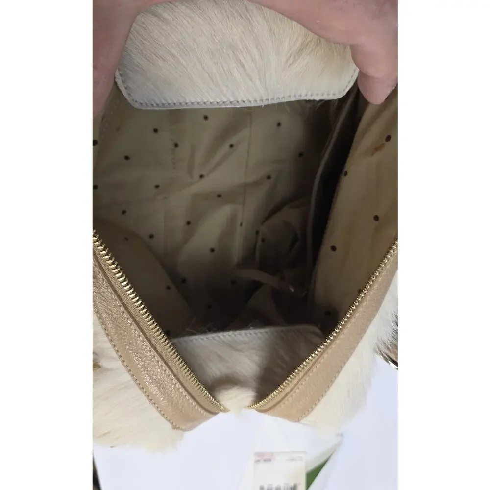 Kate Spade New York Small‎ Marcy Winter White Fur Satchel